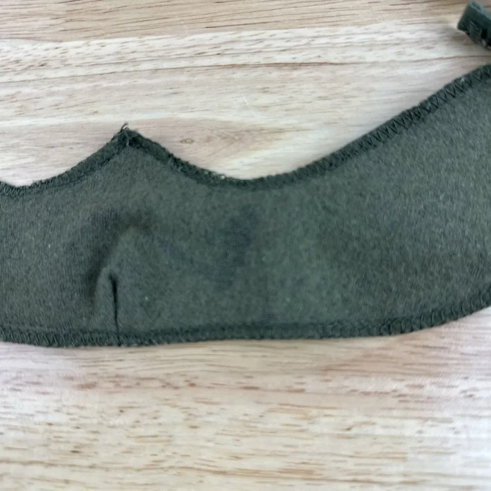 Vintage Military Army Felt Arctic Cheek Protector‎ Mask 1952 North Mfg Co
